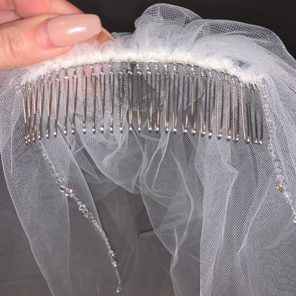 Bel aire crystal bridal veil